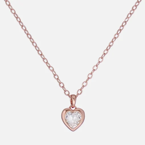 Necklaces*Ted Baker Women's Hannela Crystal Heart Pendant - Rose Gold/Crystal