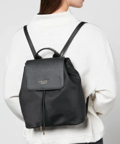 Backpacks*Ted Baker Women's Naome Nylon Drawstring Backpack - Black