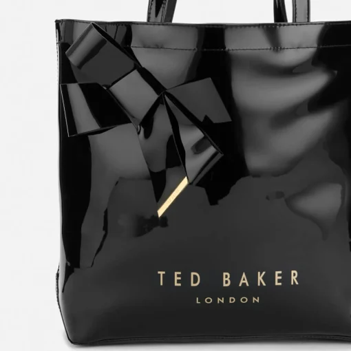 Shoulder Bags*Ted Baker Women's Nicon Knot Bow Large Icon Bag - Black