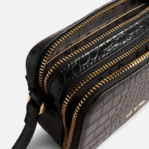 Mini Bags*Ted Baker Women's Stina Double Zip Mini Camera Bag - Black