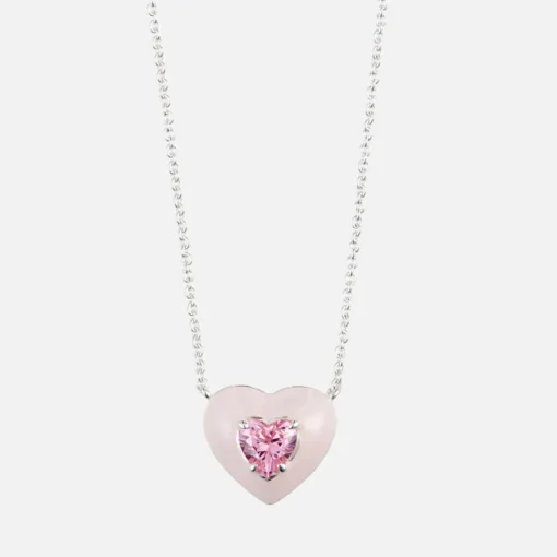 Necklaces*THOMAS SABO Charming Heart Silver-Tone Necklace