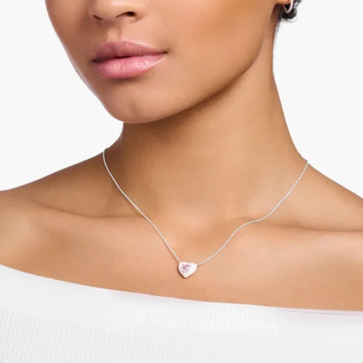 Necklaces*THOMAS SABO Charming Heart Silver-Tone Necklace