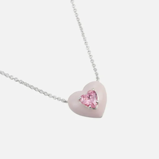 Necklaces*THOMAS SABO Charming Heart Silver-Tone Necklace