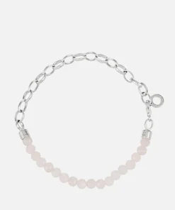 Bracelets & Bangles*THOMAS SABO Silver-Tone Rose Quartz Bracelet