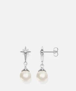 Earrings*THOMAS SABO Sterling Silver And Freshwater Pearl Earrings