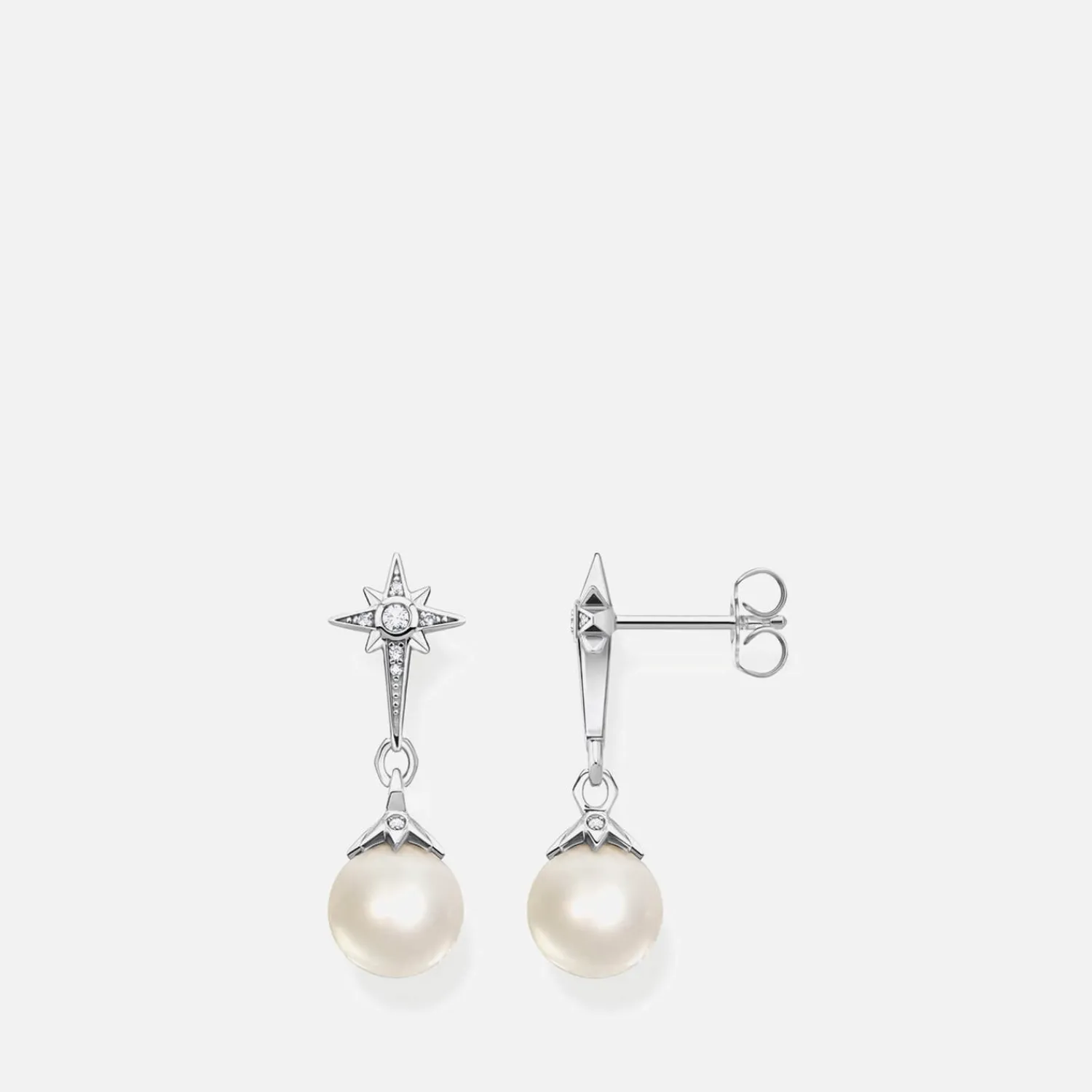 Earrings*THOMAS SABO Sterling Silver And Freshwater Pearl Earrings