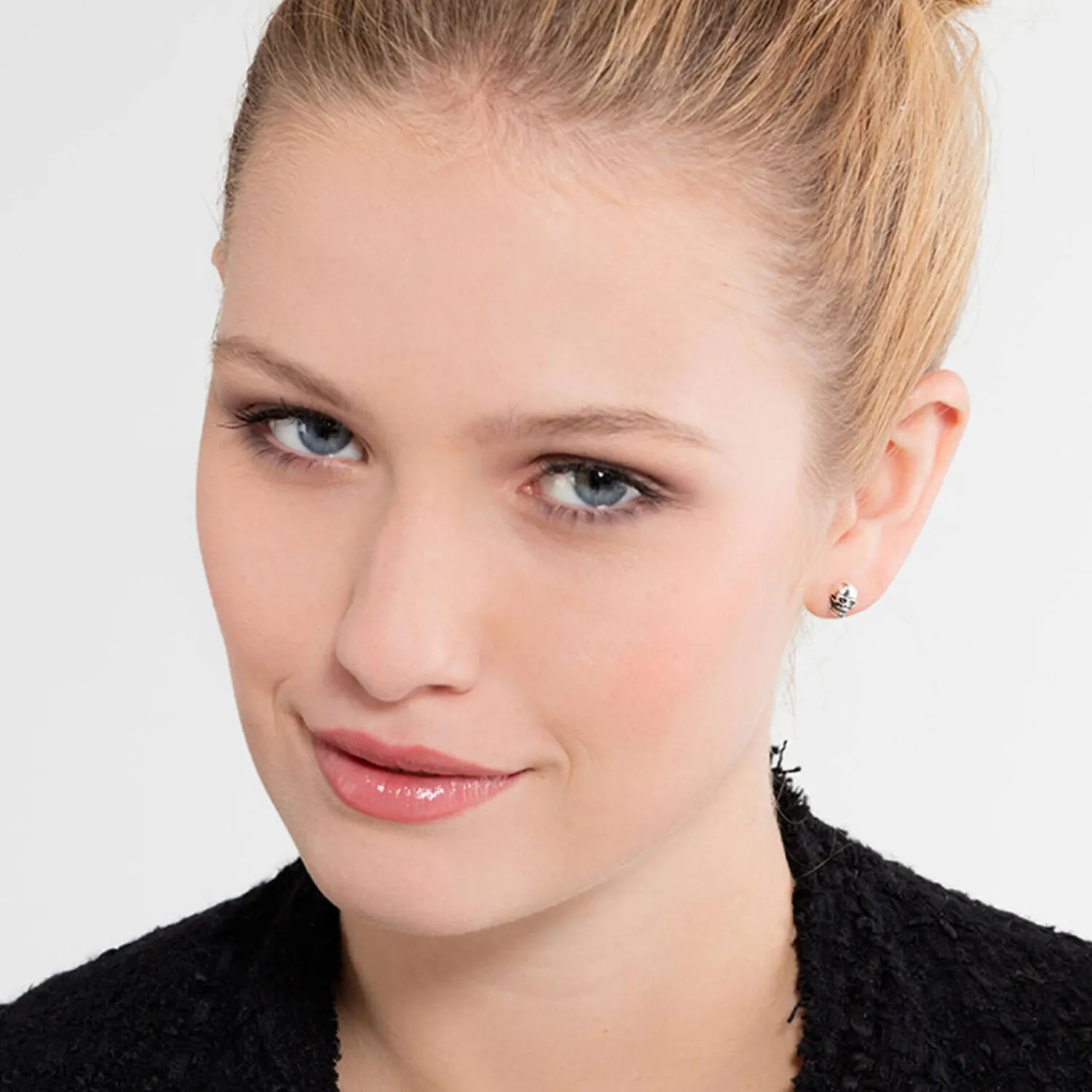 Earrings*THOMAS SABO Women's Ear Studs Skull - Plain