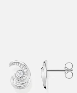 Earrings*THOMAS SABO Women's Ocean Waves Ear Studs - Silver