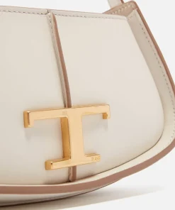 Shoulder Bags*Tod's Micro Demi Lune Leather Bag