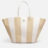 Tote Bags*Tommy Hilfiger Summer Jute Faux Leather Tote Bag