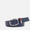 Belts*Tommy Jeans Leather Oval 3.0 Belt
