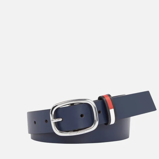 Belts*Tommy Jeans Leather Oval 3.0 Belt