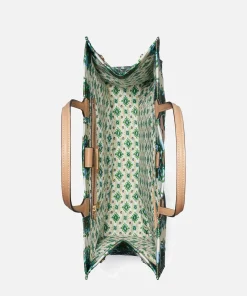 Tote Bags*Tory Burch Ella Floral Canvas Tote Bag