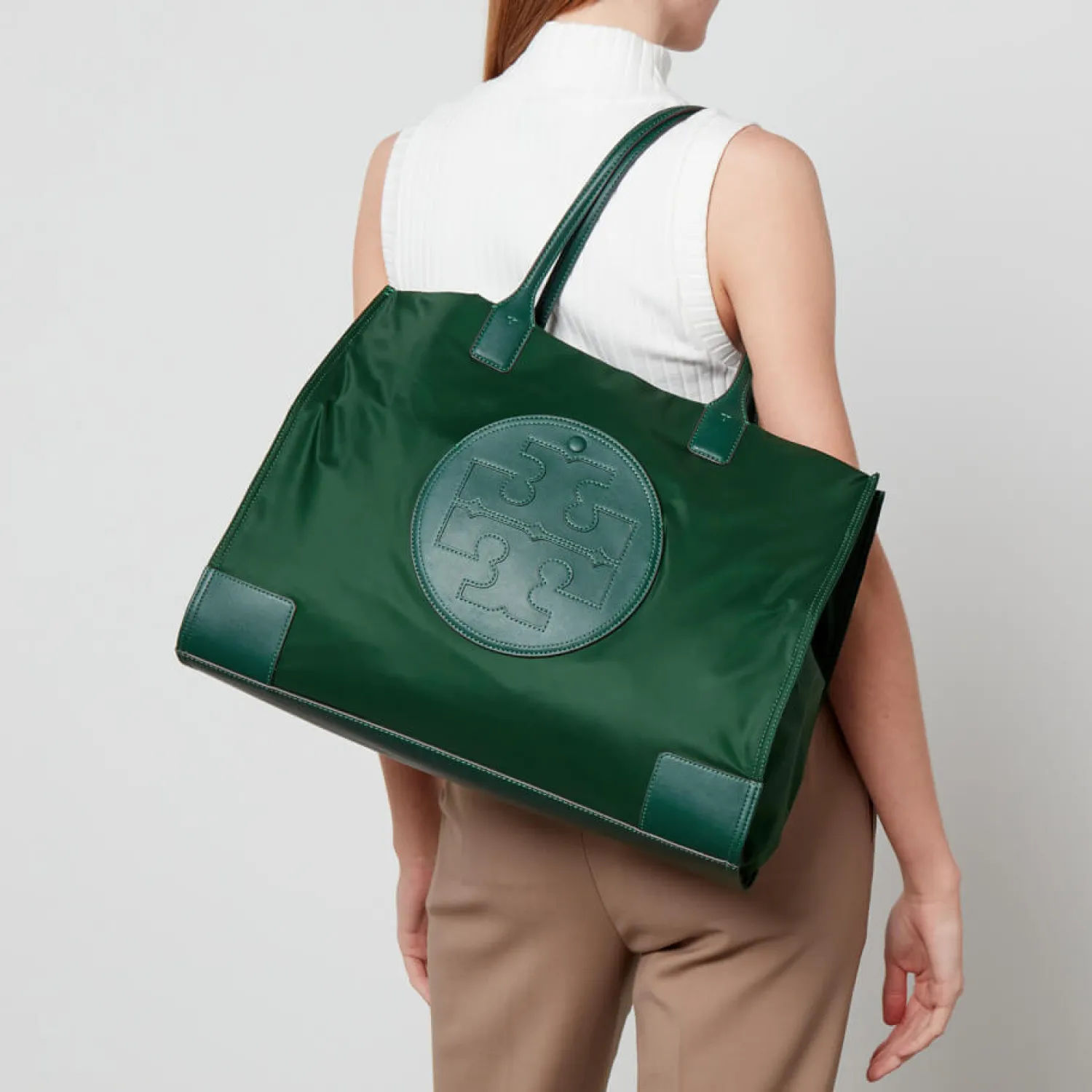 Tote Bags*Tory Burch Ella Logo Nylon Tote Bag