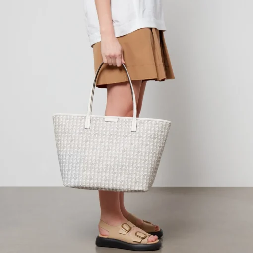 Tote Bags*Tory Burch Ever-Ready Monogram Coated-Canvas Tote Bag