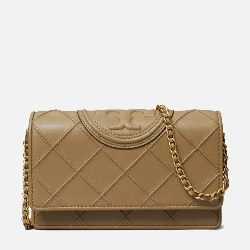 Crossbody Bags*Tory Burch Fleming Logo Leather Cross-Body Bag