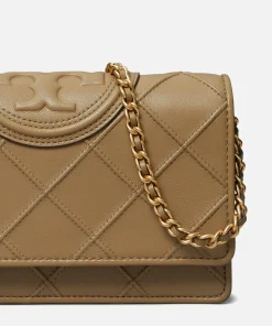 Crossbody Bags*Tory Burch Fleming Logo Leather Cross-Body Bag