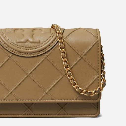 Crossbody Bags*Tory Burch Fleming Logo Leather Cross-Body Bag