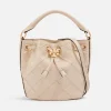 Bucket Bags*Tory Burch Fleming Quilted Leather Bucket Bag