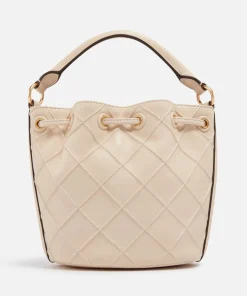 Bucket Bags*Tory Burch Fleming Quilted Leather Bucket Bag