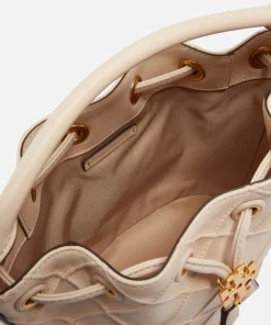 Bucket Bags*Tory Burch Fleming Quilted Leather Bucket Bag