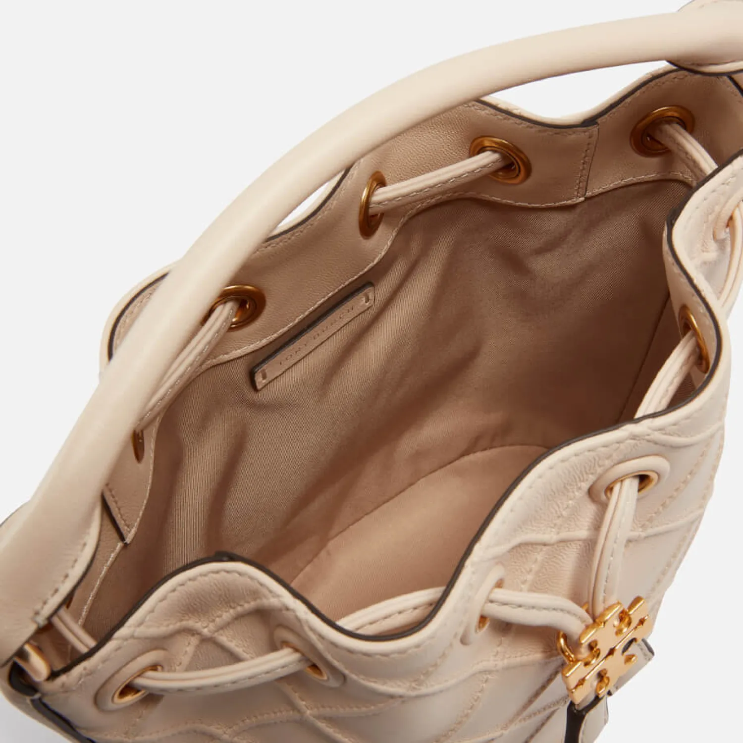 Bucket Bags*Tory Burch Fleming Quilted Leather Bucket Bag