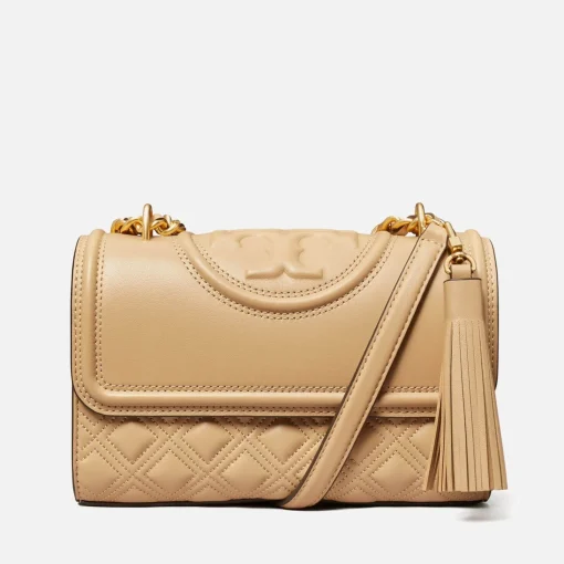 Shoulder Bags*Tory Burch Fleming Small Convertible Leather Shoulder Bag