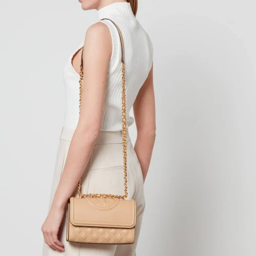 Shoulder Bags*Tory Burch Fleming Small Convertible Leather Shoulder Bag