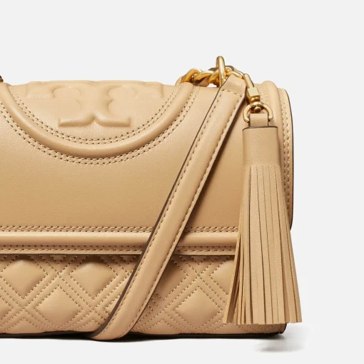 Shoulder Bags*Tory Burch Fleming Small Convertible Leather Shoulder Bag