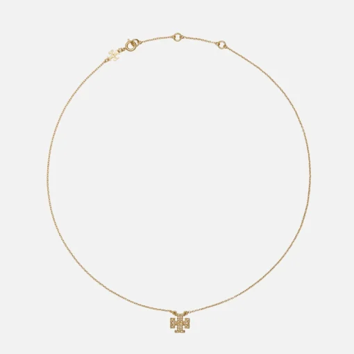 Earrings*Tory Burch Gold-Plated Kira Pave Pendant And Stud Earring Set