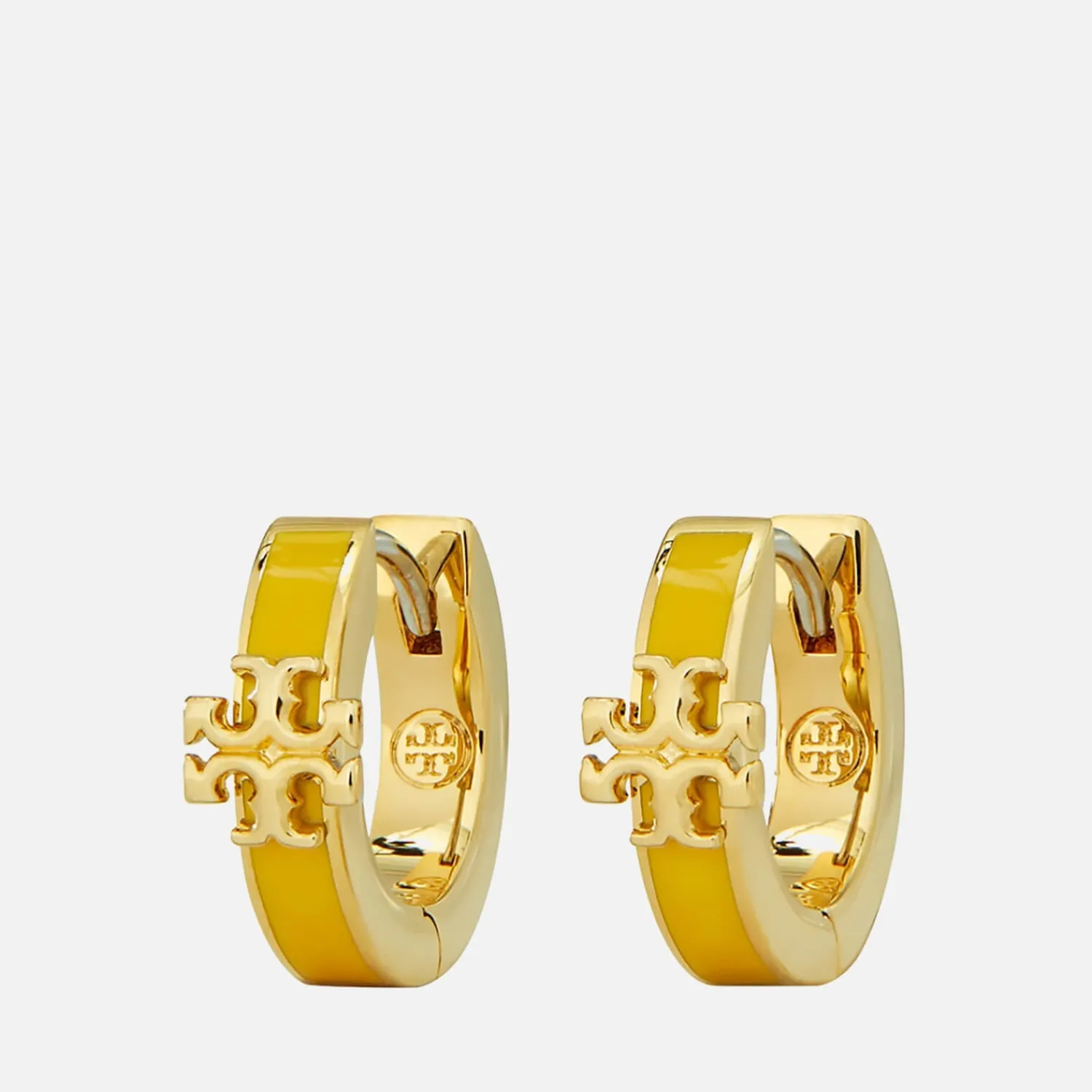Jewellery Sets*Tory Burch Kira Gold-Plated And Enamel Huggie Earrings