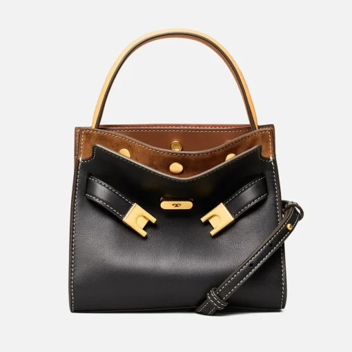 Crossbody Bags*Tory Burch Lee Radziwill Petite Double Suede And Leather Bag