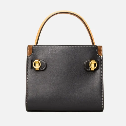 Crossbody Bags*Tory Burch Lee Radziwill Petite Double Suede And Leather Bag