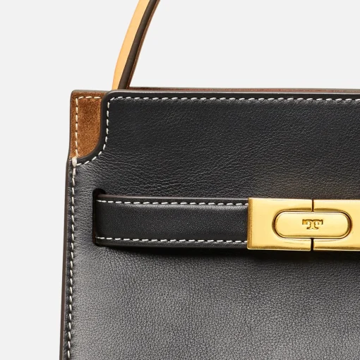 Crossbody Bags*Tory Burch Lee Radziwill Petite Double Suede And Leather Bag