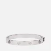 Bracelets & Bangles*Tory Burch Miller Stainless Steel Bracelet Tory Silver