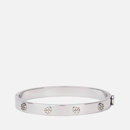 Bracelets & Bangles*Tory Burch Miller Stainless Steel Bracelet Tory Silver