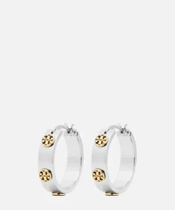 Earrings*Tory Burch Miller Stud Hoop Earring