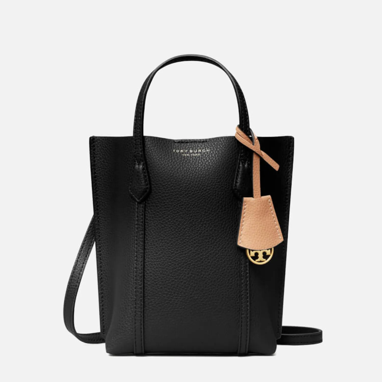 Tote Bags*Tory Burch Mini Perry Leather Tote Bag