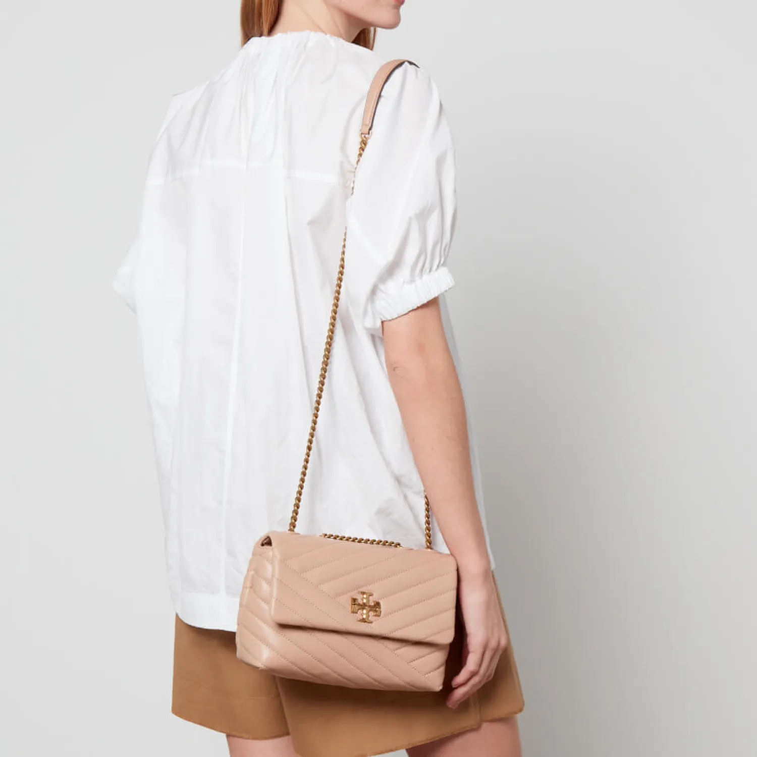 Shoulder Bags*Tory Burch Small Kira Chevron Leather Shoulder Bag