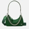 Shoulder Bags*Tory Burch Small Mercer Leather And Nylon Shoulder Bag