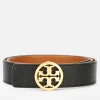 Belts*Tory Burch Women's 1.5" Logo Belt - Black