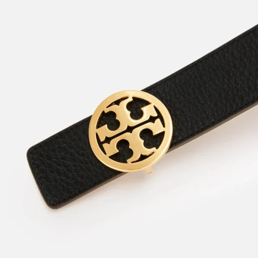 Belts*Tory Burch Women's 1.5" Logo Belt - Black