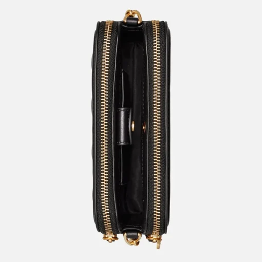 Mini Bags*Tory Burch Women's Fleming Double-Zip Mini Bag - Black