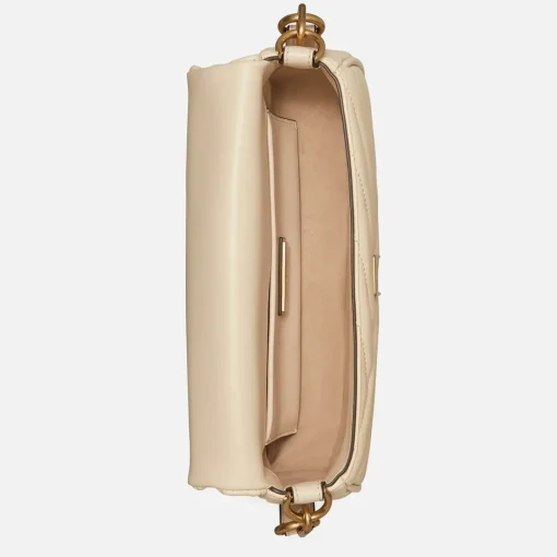 Shoulder Bags*Tory Burch Women's Kira Chevron Small Flap Shoulder Bag - New Cream