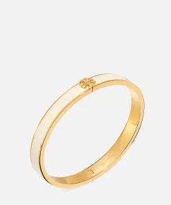 Bracelets & Bangles*Tory Burch Women's Kira Enamel 7Mm Bracelet - New Ivory