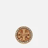Earrings*Tory Burch Women's Miller Pave Stud Earrings - Silver/Crystal
