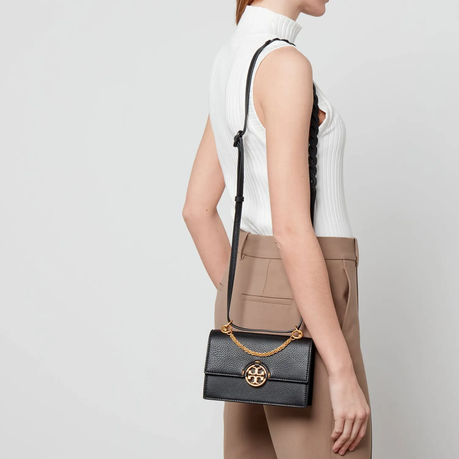 Mini Bags*Tory Burch Women's Miller Mini Bag - Black