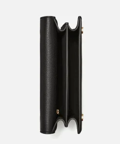 Shoulder Bags*Tory Burch Women's Miller Small Flap Shoulder Bag - Black