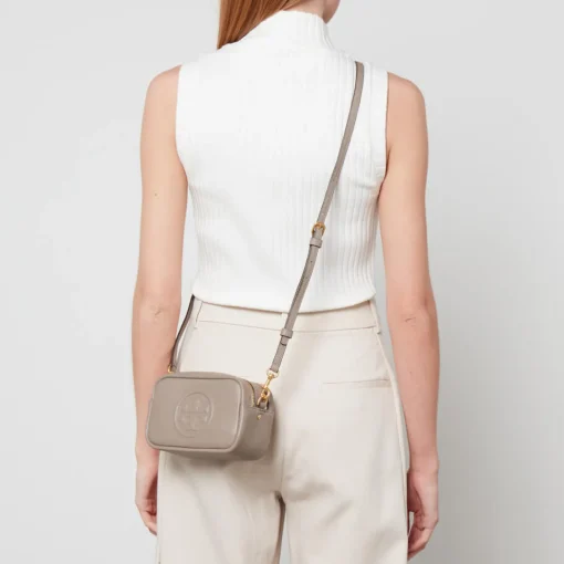 Mini Bags*Tory Burch Women's Perry Bombe Mini Bag - Gray Heron Grey Heron