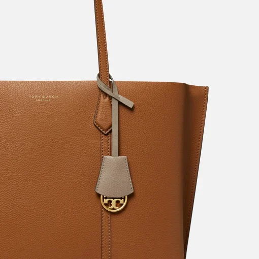 Tote Bags*Tory Burch Women's Perry Triple Compartment Tote Bag - Light Umber